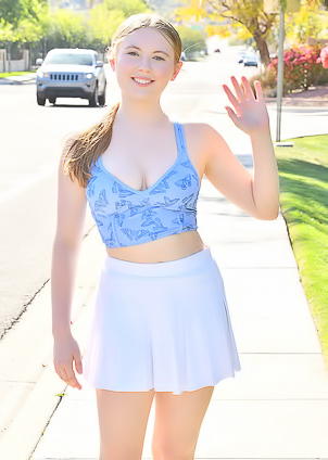 Zoey In Big Bouncy Breasts!