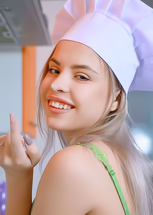 Monika Jelolt Blue-eyed Babe Takes Off Her Lacy Bra To Reveal Perky Breasts