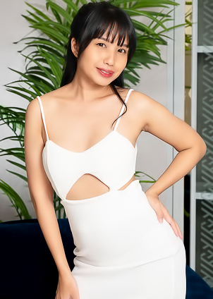 Norah Adorable Asian Babe Strips Down To Her White Lace Panties