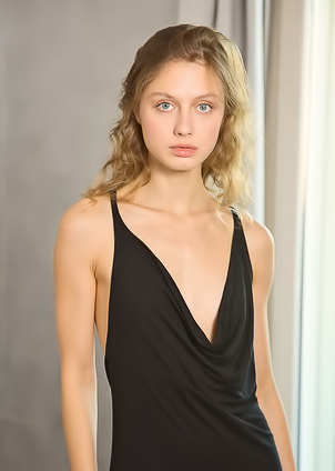 Clarice In Shower Water Cascades Over Her Sexy Ass And Makes Her Shaved Pussy Tingle