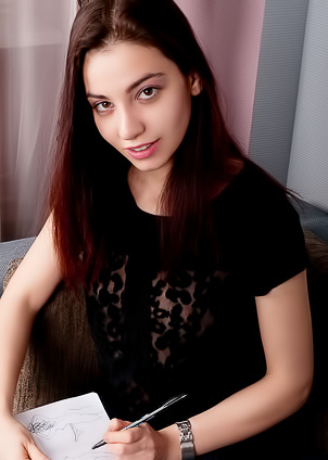 Jessica Manole Peels Off Her Tight Jeans And Tugs Her Sheer Panties Aside