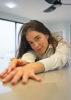 Pink Panties On Karolin Gomez