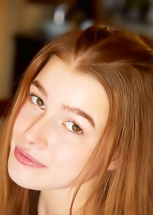 Olivia Sparkle Her Long Legs Spread Wide And Her Pretty Face Lit Up By An Adorable Smile