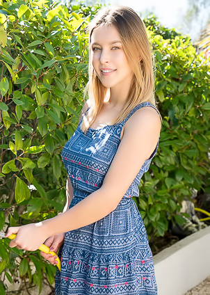 Dominika Jule With Gorgeous Blue Eyes