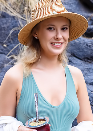 Casey Confesses Her Hairy Pussy Outdoors